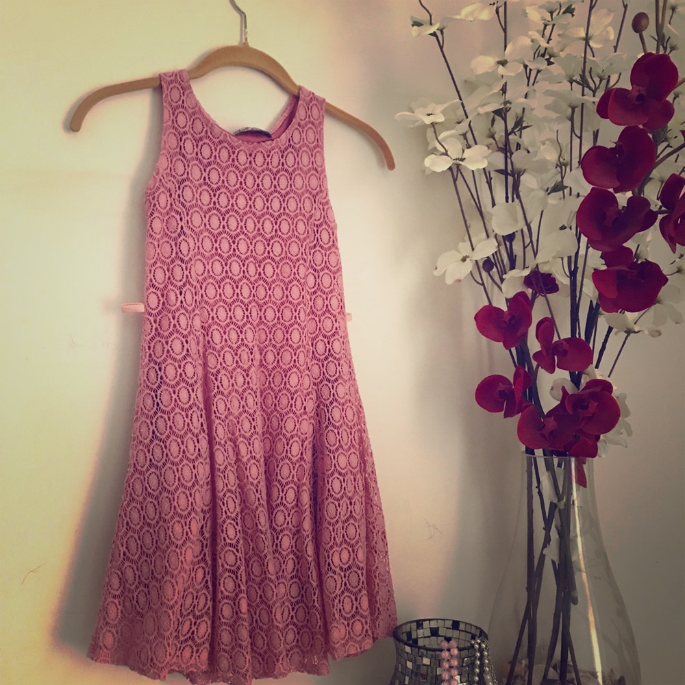 Soft pink girls dress